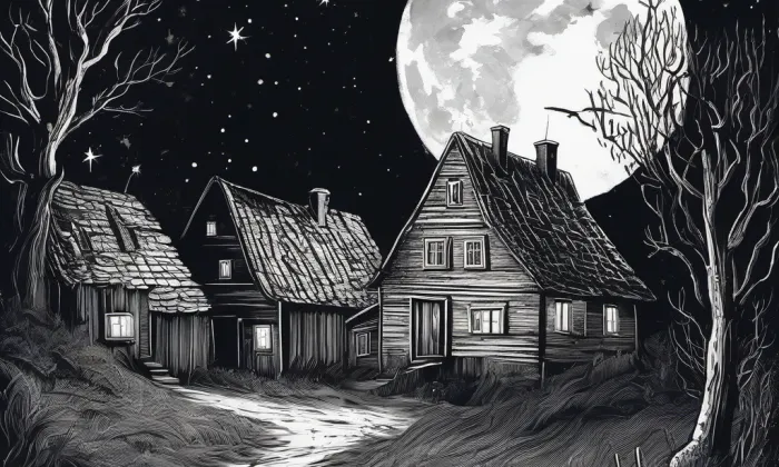 kaple svaté Anny (Žárová) – noc