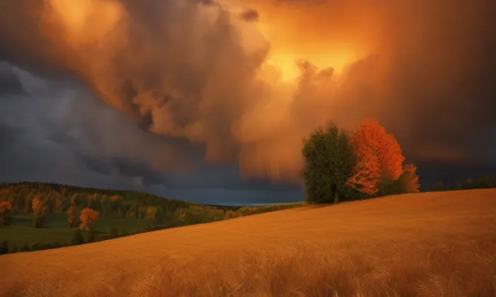 kaple svaté Anny (Řevničov) – autumn