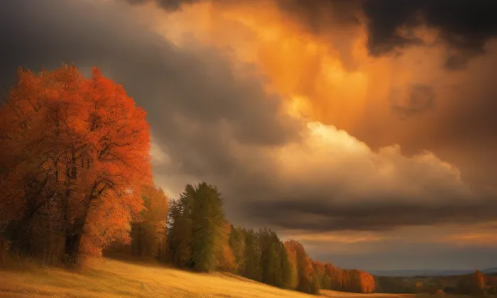Kaple svaté Anny (Hylváty) – autumn