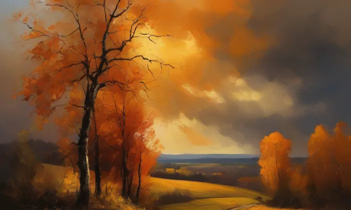 kaple svaté Anny (Krč) – autumn
