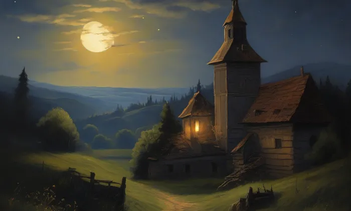 kaple svaté Anny (Prostějov) – noc