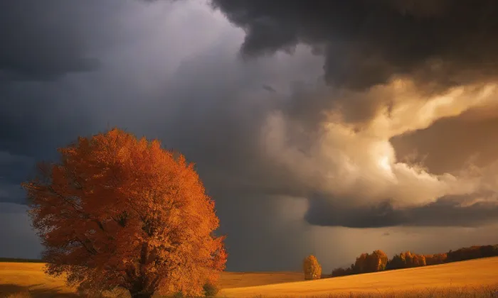 Kaple svaté Anny v Radlické – autumn
