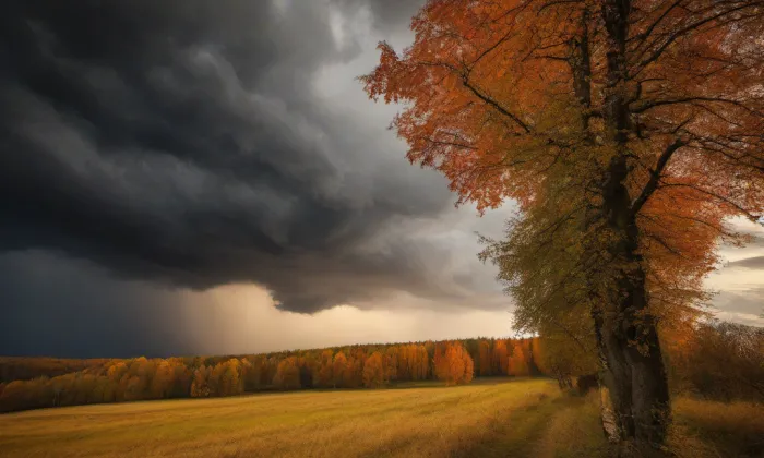 kaple svaté Rodiny (Černá Hora) – autumn