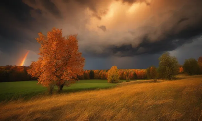kaple svaté Rodiny (Deštné v Orlických horách) – autumn