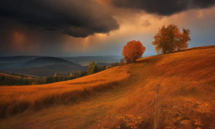 Kaple svaté Rozálie (Chlumec) – autumn