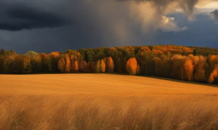 Kaple svaté Trojice (Zlaté Hory) – autumn