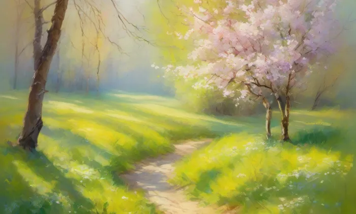 kaple svatého Huberta (Benecko) – spring