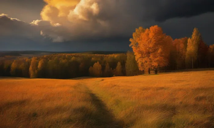 kaple svatého Jana a Pavla (Oploty) – autumn