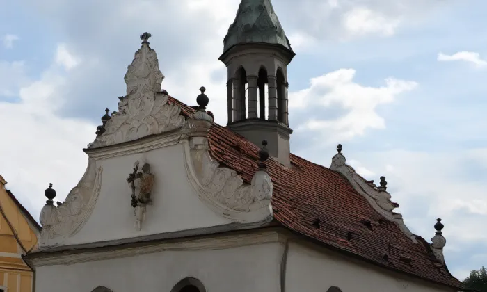 Kaple svatého Josefa (Vyšší Brod) – noc
