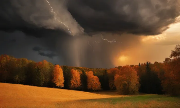 kaple svatého Kříže (Žďár nad Metují) – autumn