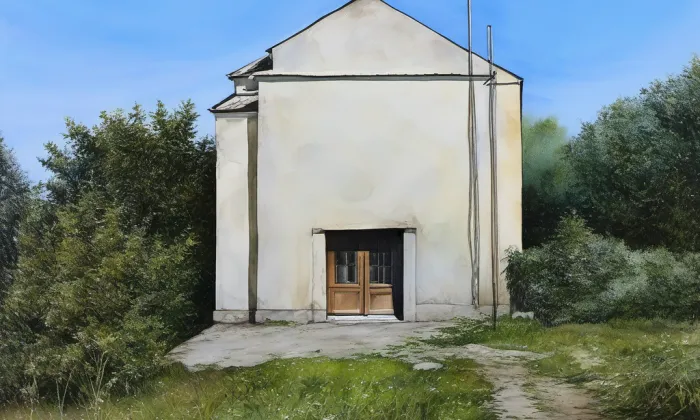 kaple svatého Otce Pia X. – akvarel