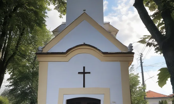 kaple svatého Václava (Sedlec) – akvarel