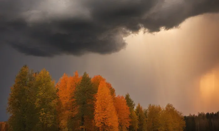 kaple svatého Václava v Kudlově – autumn