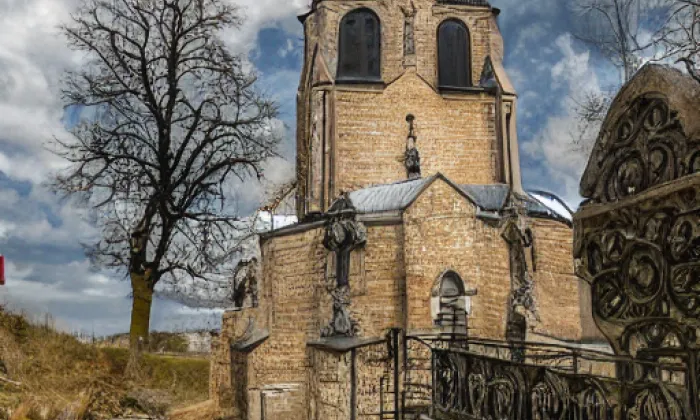 Kaple svatého Václava v Prachové – noc