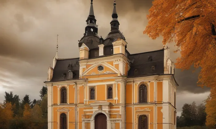klášter františkánů – autumn