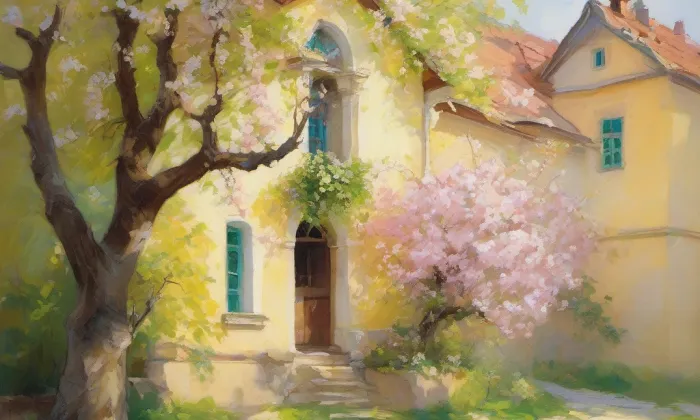 Klášter kajetánů-theatinů – spring
