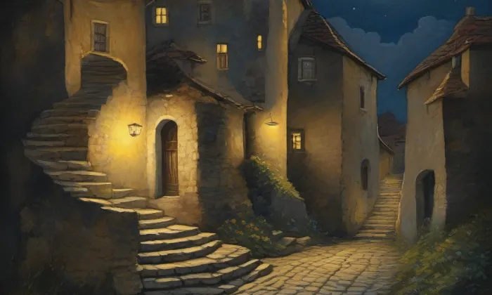 Klášter minoritů (Žatec) – noc