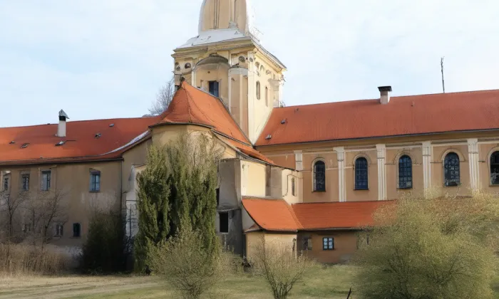 Kladrubský klášter – winter