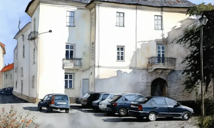 Klimkovice – akvarel