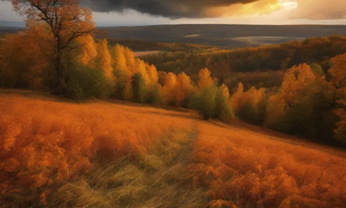 Kostel Čtrnácti svatých pomocníků (Kadaň) – autumn