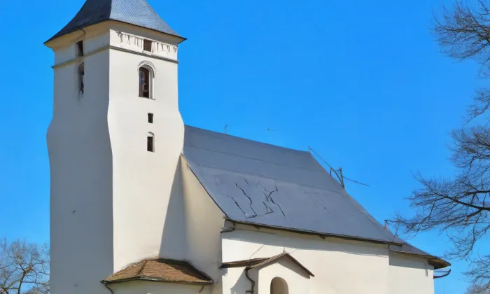 Kostel Archanděla Michaela (Hrozová) – noc