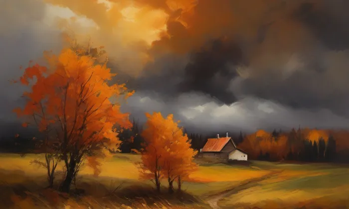 Kostel Božího Těla (Počátky) – autumn