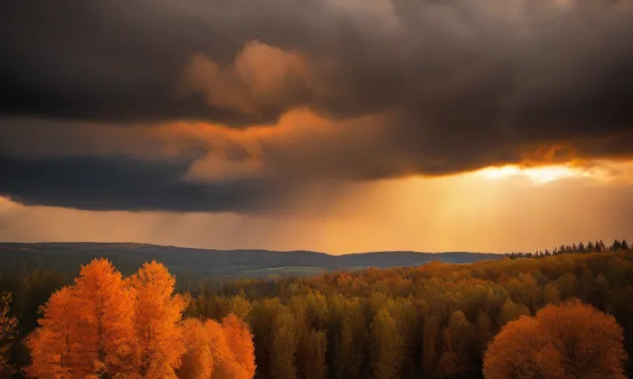 kostel Božského srdce Páně (Blažovice) – autumn