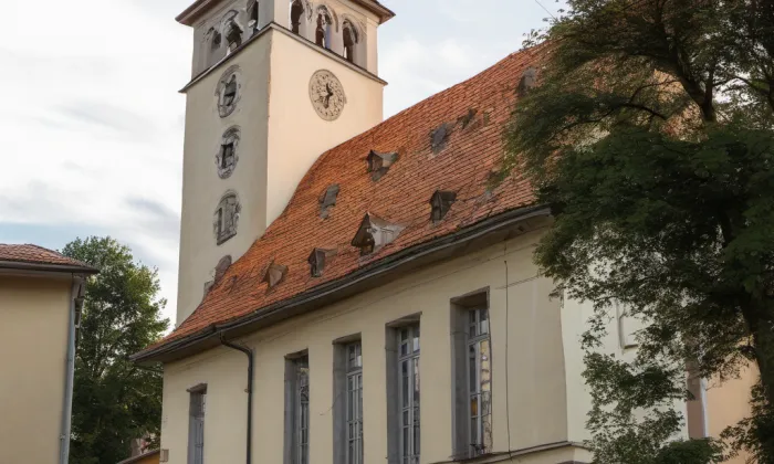 kostel Božského srdce Páně (Blažovice) – summer