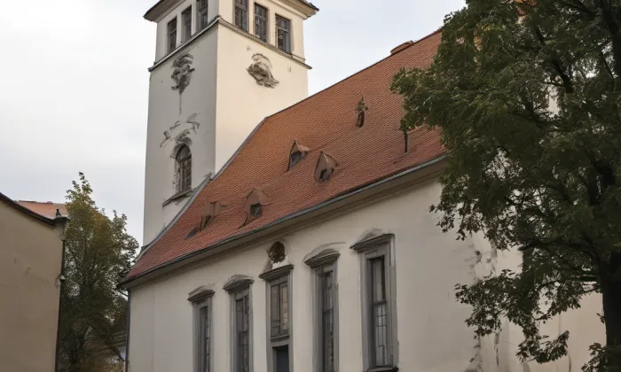 kostel Božského srdce Páně (Blažovice) – winter