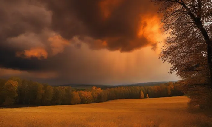 Kostel Nalezení svatého Kříže v České Lípě – autumn