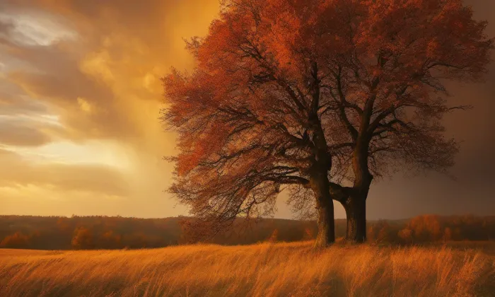 kostel Nanebevstoupení Páně (Brandýs nad Orlicí) – autumn