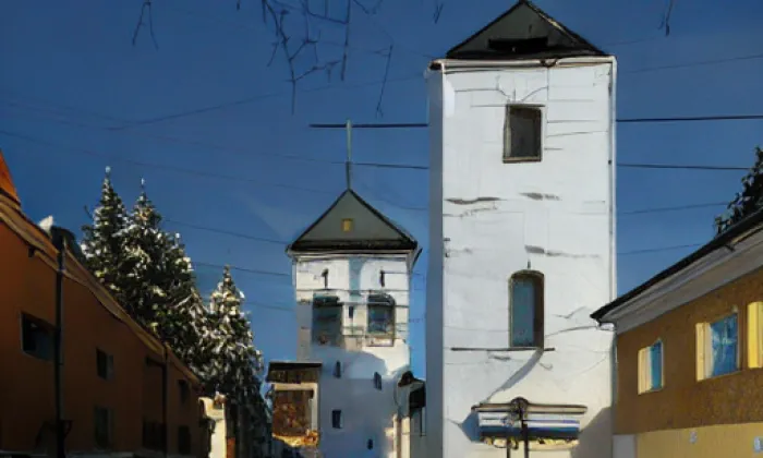 Kostel Nanebevzetí Panny Marie (Moravský Beroun) – winter
