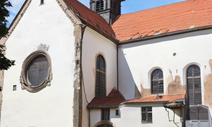kostel Nanebevzetí Panny Marie (Předklášteří) – noc