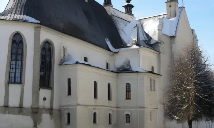 kostel Nanebevzetí Panny Marie (Uničov) – winter