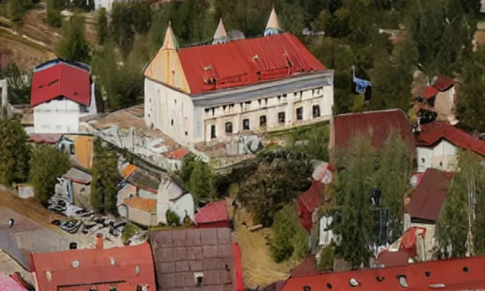kostel Nanebevzetí Panny Marie (Vranov nad Dyjí) – winter
