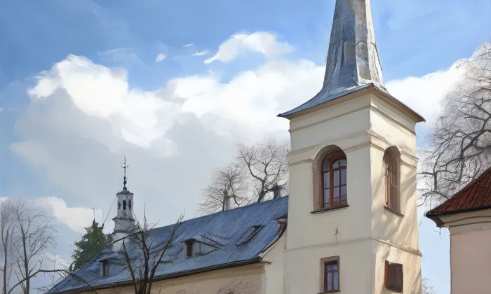 Kostel Narození Panny Marie (Klášter Hradiště nad Jizerou) – spring