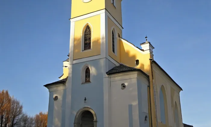 Kostel Navštívení Panny Marie (Velké Poříčí) – winter