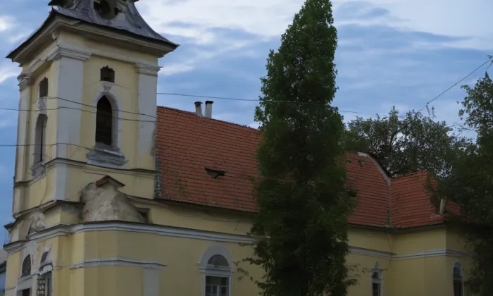 kostel Nejsvětější Trojice (Čimelice) – noc