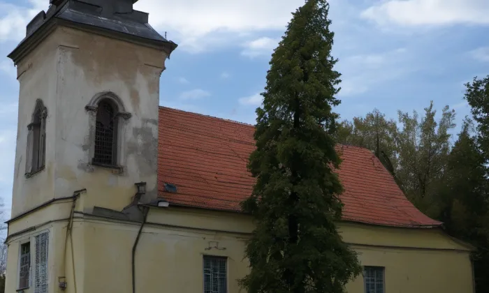 kostel Nejsvětější Trojice (Čimelice) – winter