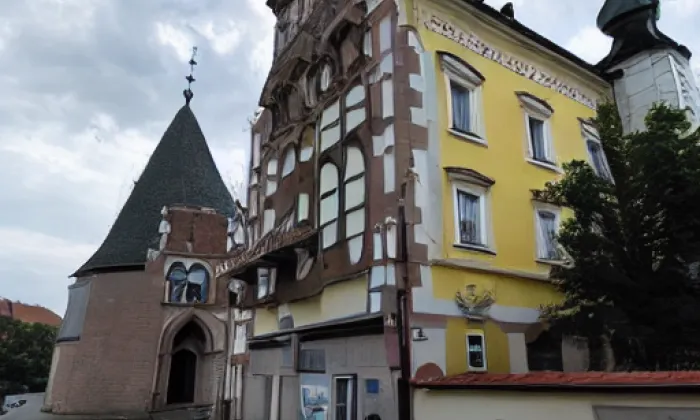 kostel Nejsvětější Trojice (Bohuslavice) – akvarel
