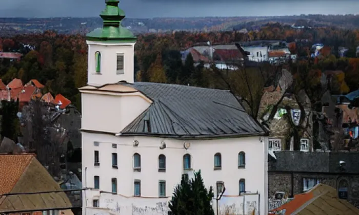 kostel Nejsvětější Trojice (Jamné nad Orlicí) – autumn