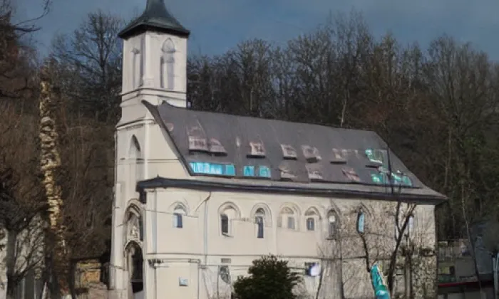 kostel Nejsvětější Trojice (Jamné nad Orlicí) – noc