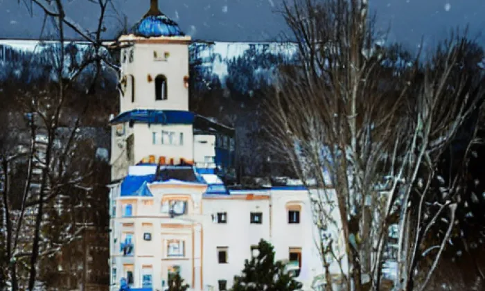 kostel Nejsvětější Trojice (Jamné nad Orlicí) – winter
