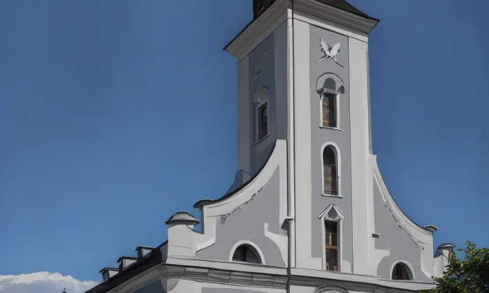 kostel Nejsvětější Trojice (Javorník) – summer
