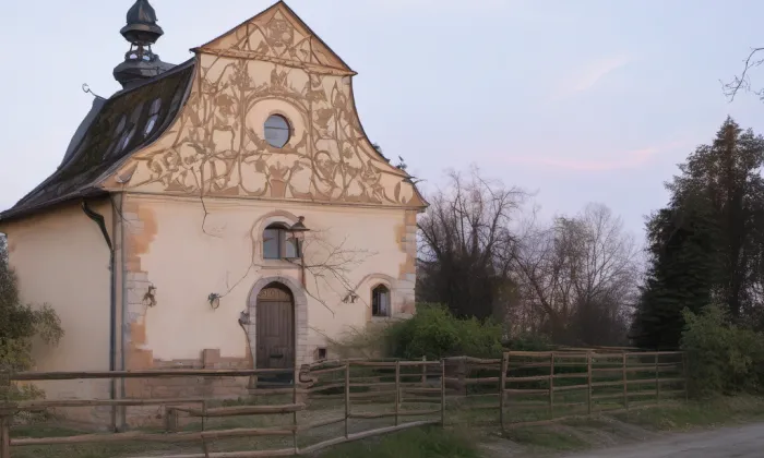 Kostel Nejsvětější Trojice (Obrubce) – summer
