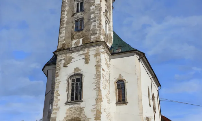Kostel Nejsvětější Trojice (Roprachtice) – akvarel