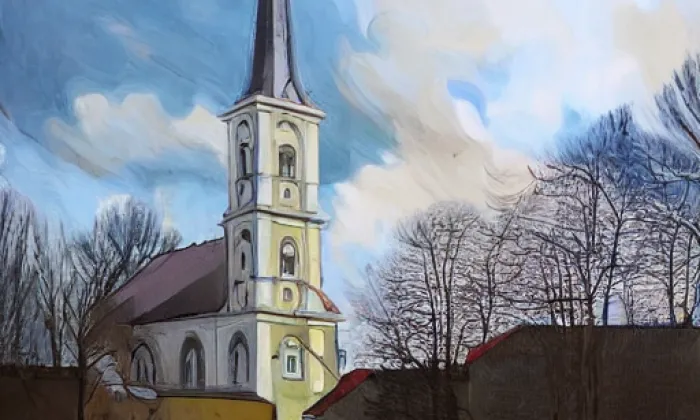kostel Nejsvětější Trojice ve Vratislavicích nad Nisou – spring