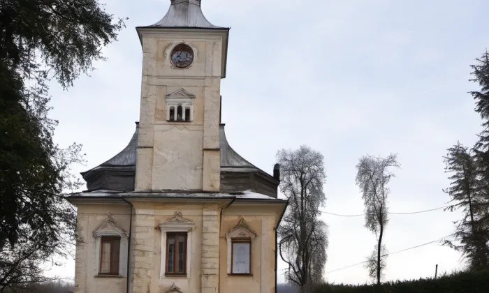 Kostel Neposkvrněného početí Panny Marie (Holčovice) – winter