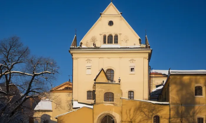 Kostel Panny Marie Andělské na Hradčanech – winter