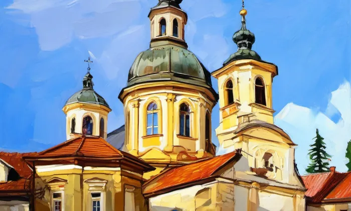 Kostel Panny Marie Vítězné na Bílé Hoře – spring